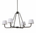 Dudley Brass Chandelier-DWHOME