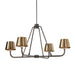 Dudley Brass Chandelier-DWHOME