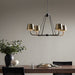 Dudley Brass Chandelier-DWHOME