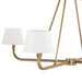 Dudley Brass Chandelier-DWHOME
