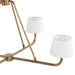 Dudley Brass Chandelier-DWHOME
