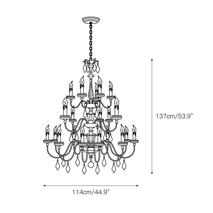 Durham Chandelier-DWHOME