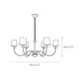 Eclipse Brass Chandelier-DWHOME