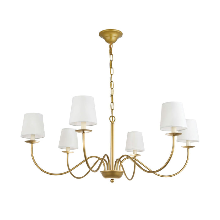 Eclipse Brass Chandelier-DWHOME