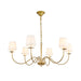 Eclipse Brass Chandelier-DWHOME