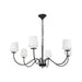Eclipse Brass Chandelier-DWHOME