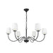 Eclipse Brass Chandelier-DWHOME