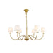 Eclipse Brass Chandelier-DWHOME