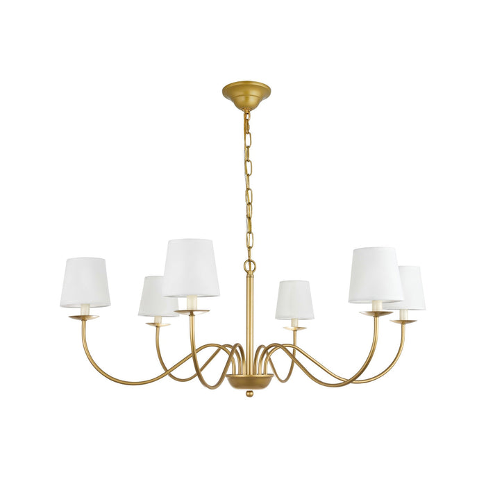 Eclipse Brass Chandelier-DWHOME