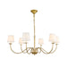 Eclipse Brass Chandelier-DWHOME