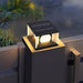 Eclipse Cube Outdoor Post Light-DWHOME