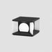 Eclipse Cube Outdoor Post Light-DWHOME