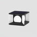 Eclipse Cube Outdoor Post Light-DWHOME