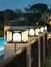 Eclipse Cube Outdoor Post Light-DWHOME