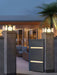 Eclipse Cube Outdoor Post Light-DWHOME