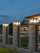 Eclipse Cube Outdoor Post Light-DWHOME