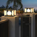 Eclipse Cube Outdoor Post Light-DWHOME