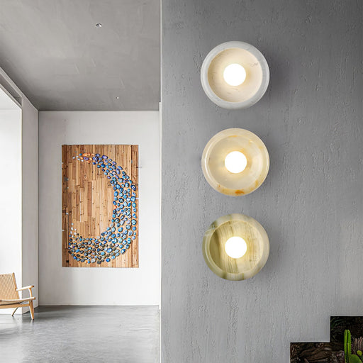 Eclipse Jade Wall Sconce-DWHOME