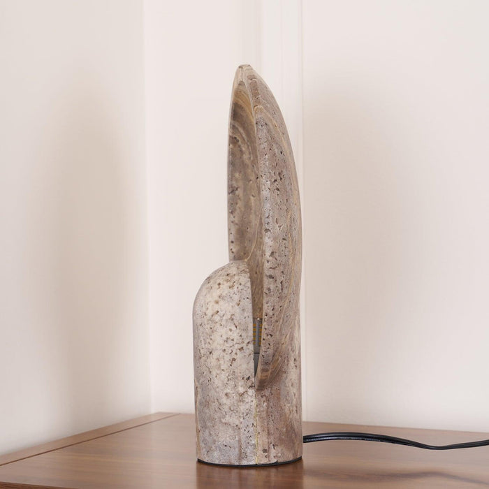 Eclipse Stone Table Lamp-DWHOME