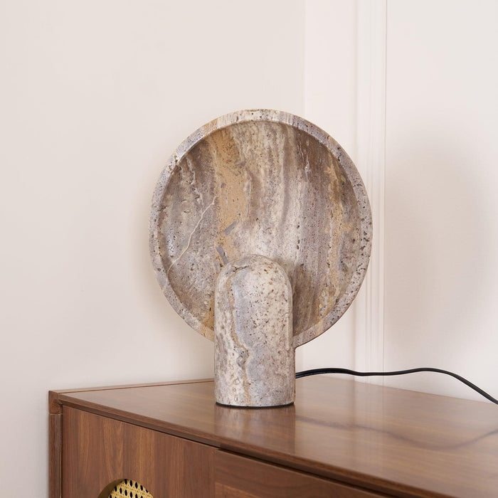 Eclipse Stone Table Lamp-DWHOME