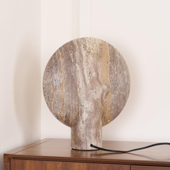 Eclipse Stone Table Lamp-DWHOME