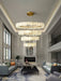 Ecliptica Spiral Alabaster Chandelier