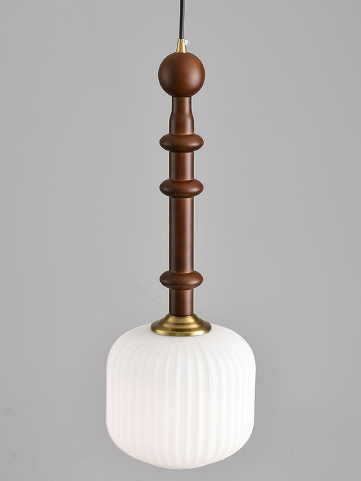 Edison Wood Pendant Light-DWHOME