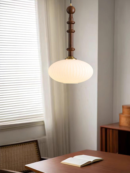 Edison Wood Pendant Light-DWHOME