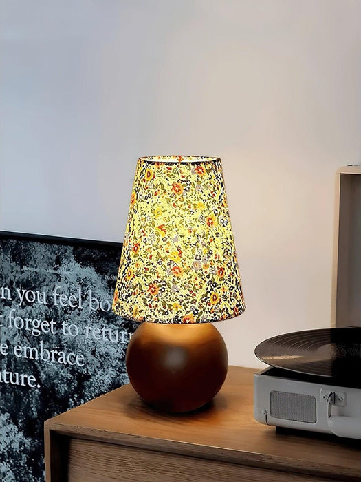 Elara Floral Glow Table Lamp - DWHOME