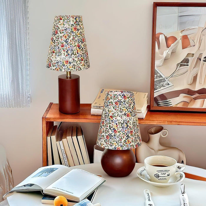 Elara Floral Glow Table Lamp - DWHOME