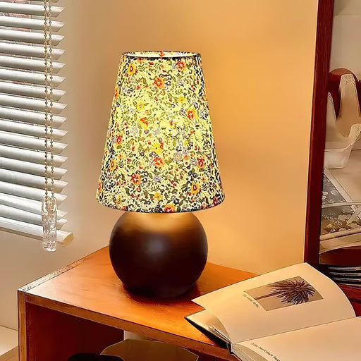 Elara Floral Glow Table Lamp - DWHOME