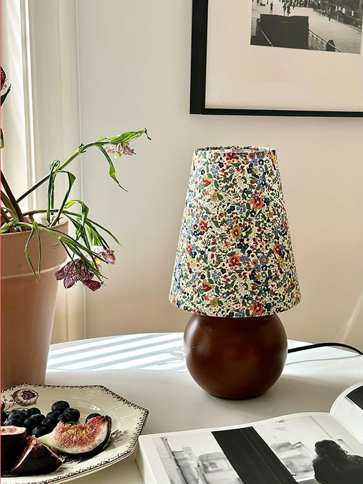 Elara Floral Glow Table Lamp - DWHOME