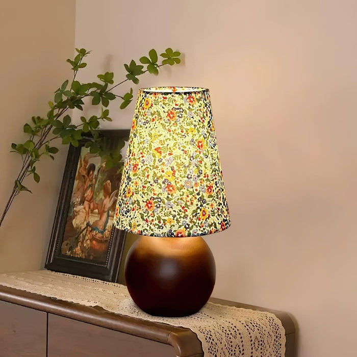Elara Floral Glow Table Lamp - DWHOME