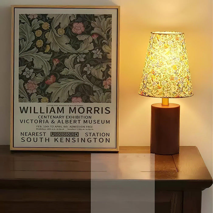 Elara Floral Glow Table Lamp - DWHOME