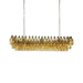 Elegant Amber Murano Poliedri Chandelier-DWHOME
