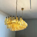 Elegant Amber Murano Poliedri Chandelier-DWHOME
