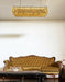 Elegant Amber Murano Poliedri Chandelier-DWHOME
