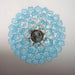Elegant Blue Murano Glass Tube Chandelier-DWHOME