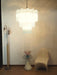 Elegant Blue Murano Glass Tube Chandelier-DWHOME