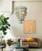 Elegant Leaf-Shaped Murano Glass Chandelier-DWHOME