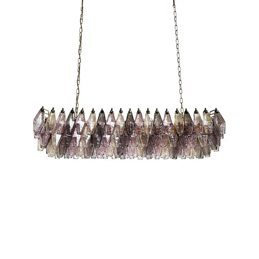 Elegant Multicolored Murano Poliedri Chandelier-DWHOME