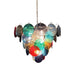 Elegant Murano Disc Multicolored Chandelier-DWHOME