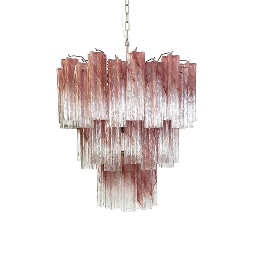 Elegant Murano Pink Rose Chandelier-DWHOME