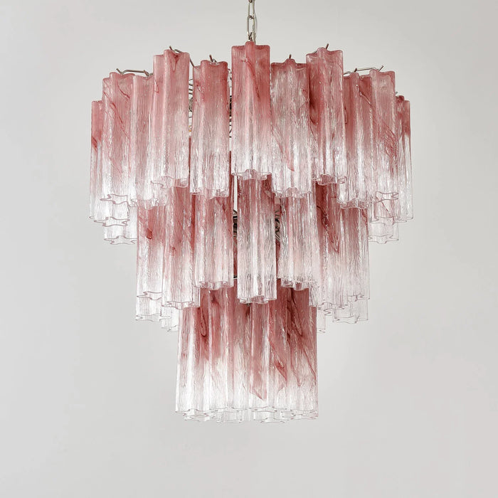 Elegant Murano Pink Rose Chandelier-DWHOME