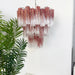 Elegant Murano Pink Rose Chandelier-DWHOME