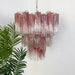 Elegant Murano Pink Rose Chandelier-DWHOME