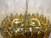 Poliedri Murano Amber Chandelier-DWHOME