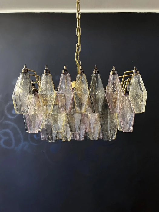 Poliedri Murano Colorful Chandelier-DWHOME