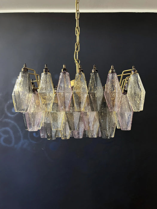 Poliedri Murano Colorful Chandelier-DWHOME