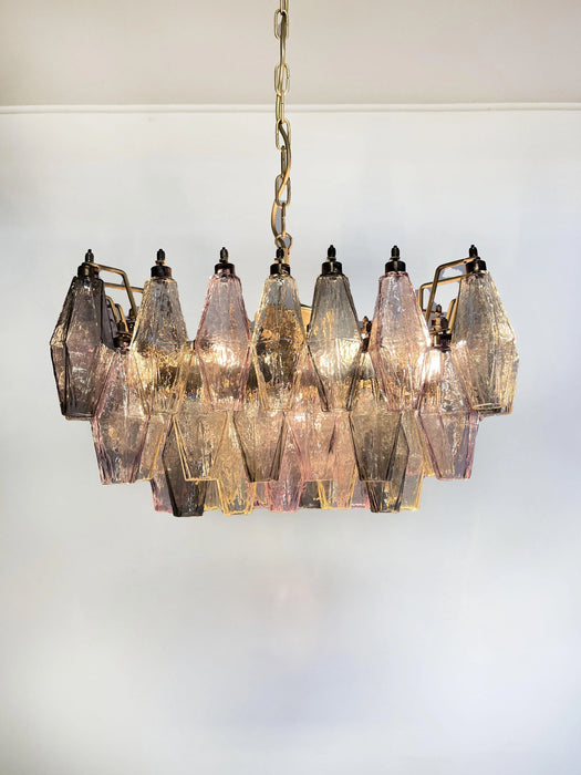Poliedri Murano Colorful Chandelier-DWHOME